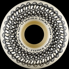 BONES WHEELS X-Formula Skateboard Wheels Double Lock V7 58mm X97 4PK White