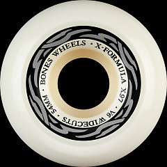 BONES WHEELS X-Formula Skateboard Wheels XF 54 V6 WIDECUTS X97 4PK