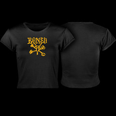 BONES WHEELS Vato Girls Crop Black