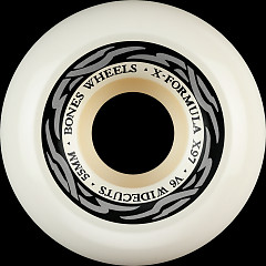 BONES WHEELS X-Formula Skateboard Wheels XF 55 V6 WIDECUTS X97 4PK