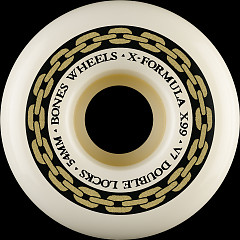 BONES WHEELS X-Formula Skateboard Wheels XF 54 V7 DOUBLE LOCKS X99 4PK