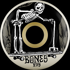 BONES WHEELS X-Formula Skateboard Wheels Better Sk8 64 X 40 99A 4PK