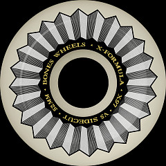 BONES WHEELS X-Formula Skateboard Wheels XF SIDECUT 52 V5 X-FORMULA 97 4PK