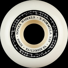BONES WHEELS X-Formula Skateboard Wheels XF 52 V5 SIDECUTS X97 4PK