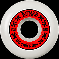 BONES WHEELS STF Annuals Skateboard Wheels STREET TECH FORMULA 53 V2 LOCKS 103A 4PK