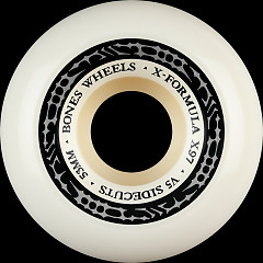 BONES WHEELS X-Formula Skateboard Wheels XF 53 V5 SIDECUTS X97 4PK