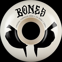 BONES WHEELS OG Formula Skateboard Wheels ORIGINAL FORMULA 53 V4 WIDES 100A