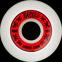 BONES WHEELS STF Annuals Skateboard Wheels STREET TECH FORMULA 51 V5 SIDECUTS 103A 4PK