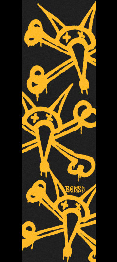 BONES WHEELS Vato Rat Grip Tape Sheet 9 x 33 Blk
