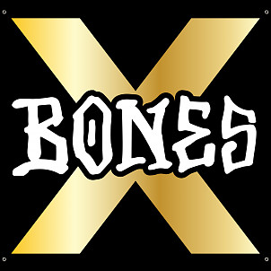 BONES WHEELS X BONES Banner 36" x 34"