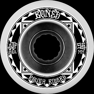 BONES WHEELS ATF Rough Rider Skateboard Wheels Runners 56mm 80a 4pk White