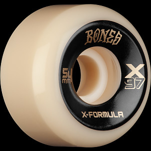 BONES WHEELS X-Formula Skateboard Wheels X-Ninety-Seven 54mm V6 Wide-Cut 97A 4pk