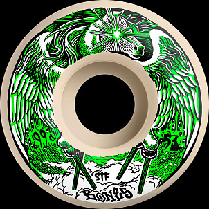 BONES WHEELS STF Skateboard Wheels PEG-LEG-ASUS - 53mm V1 99A 4k White