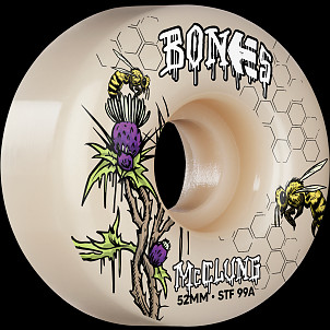 BONES WHEELS PRO STF Skateboard Wheels McClung Etnies Collab 52mm V1 Standard 99A 4pk