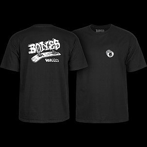 BONES WHEELS Heritage Boneless T-Shirt Black