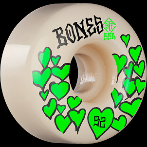 BONES WHEELS STF Skateboard Wheels Love 52mm V4 Wide 99A 4pk