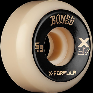 BONES WHEELS X-Formula Skateboard Wheels X-Ninety-Seven 53mm V5 Sidecut 97A 4pk