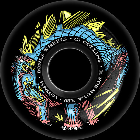 Roues De Skateboard Bones X-Formula TJ Rogers 54mm 99a - Neuf