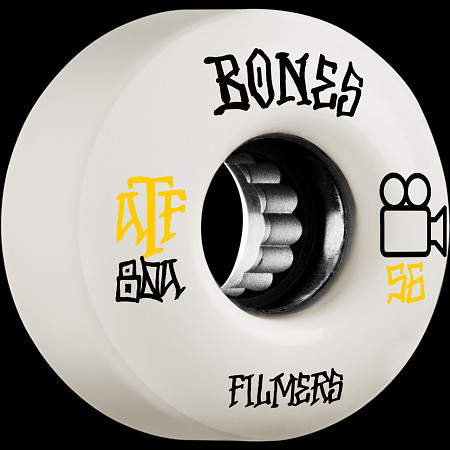 BONES WHEELS ATF Skateboard Wheels Filmers 56mm 80A 4pk