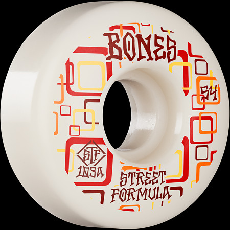 BONES WHEELS STF Skateboard Wheels Retros 54mm V3 Slims 103A 4pk