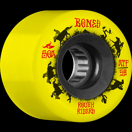8 80a with Bones Bearings Pack Bones Wheels 59mm ATF Rough Rider Wrangler Green Skateboard Wheels 8mm Bones Super Reds Skate Rated Skateboard Bearings Bundle of 2 Items