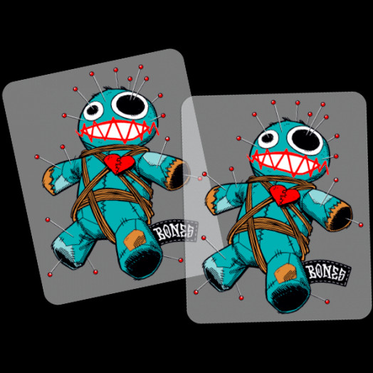 BONES WHEELS Voodoo Sticker 20 pack