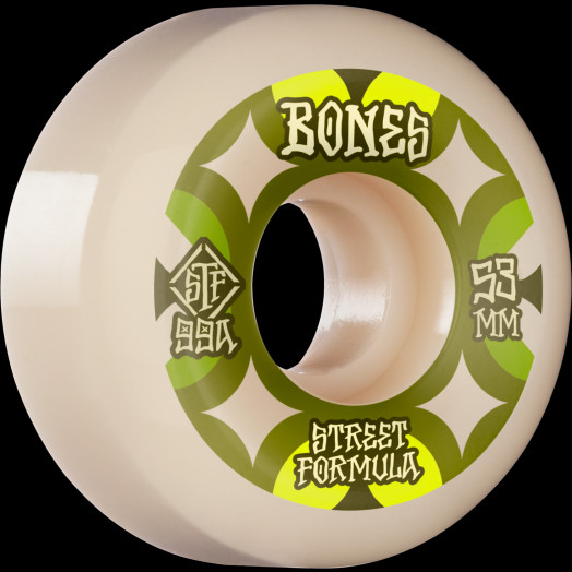 BONES WHEELS STF Skateboard Wheels Retros 53mm V5 Sidecut 99A 4pk