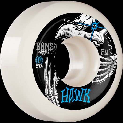 BONES WHEELS PRO SPF Skateboard Wheels Hawk Tattoo 60mm P5 Sidecut 84B 4pk