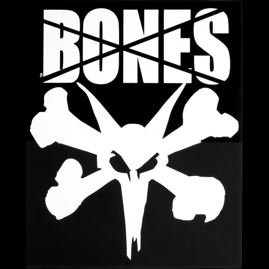 BONES WHEELS 16" Ramp Square Sticker (Single)