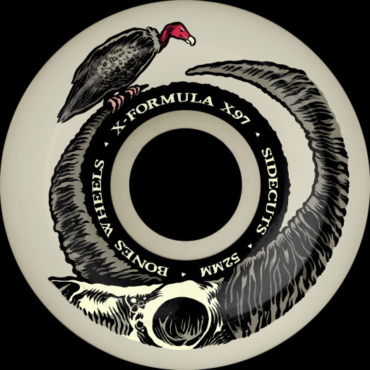 Bones X Formula V5 Sidecut 54mm 97a White - CalStreets