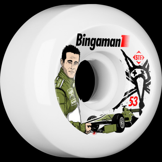BONES WHEELS STF Pro Bingaman Formula 53mm Wheels 4pk