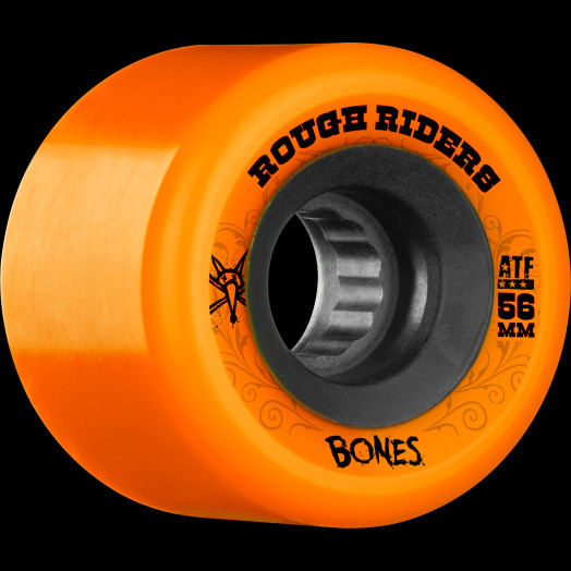 BONES WHEELS Rough Riders 56mm Orange Wheel 4pk