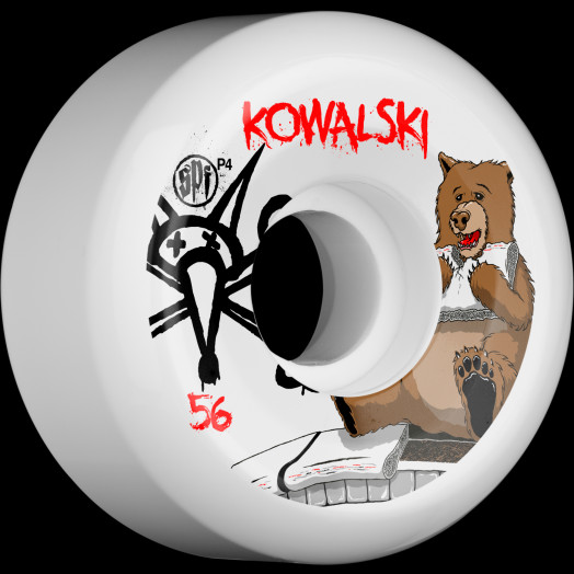 BONES WHEELS SPF Pro Kowalski Bear 56x32 P5 Skateboard Wheels 4pk