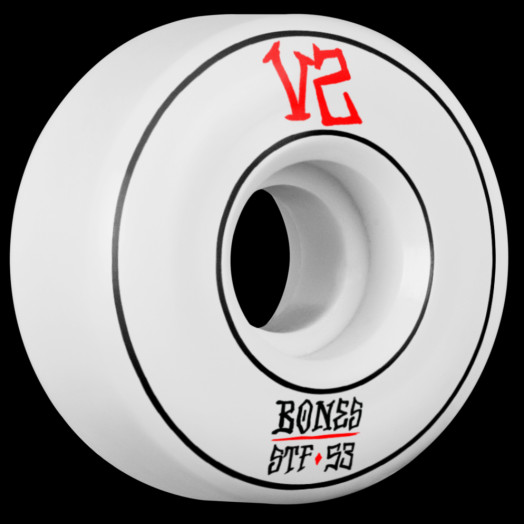 BONES WHEELS STF Annuals Skateboard Wheel Locks 53mm 4pk White