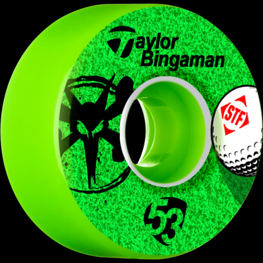 BONES WHEELS STF Pro Bingaman Aced 53mm wheels 4pk Green