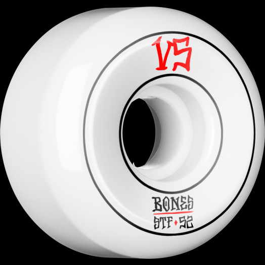 BONES WHEELS STF Annuals Skateboard Wheels Sidecuts 52mm 4pk White