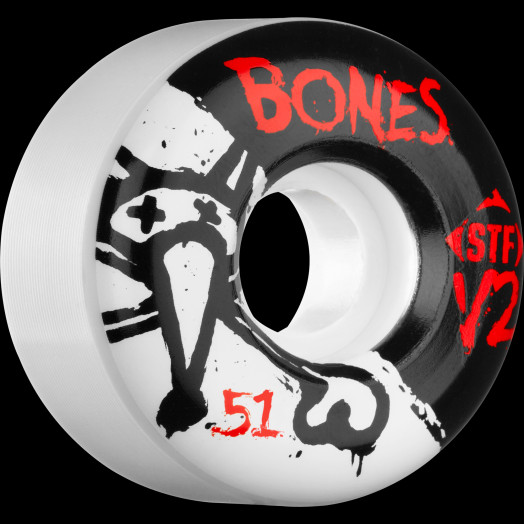 BONES WHEELS STF V2 Series 51x28 Skateboard Wheels 83B 4pk