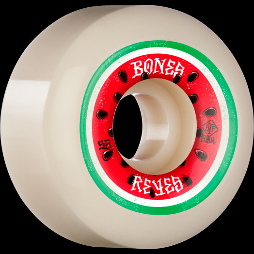 BONES WHEELS PRO STF Skateboard Wheels Reyes Crimson Sweet 56mm V6 Wide-Cut 99a 4pk
