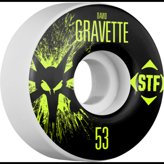 BONES WHEELS STF Pro Gravette Team Wheel Splat 53mm 4pk