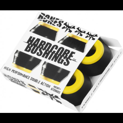 BONES® Hardcore Bushings® - Medium - Black (2 sets)