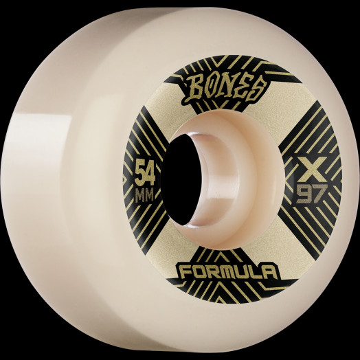 BONES WHEELS X-Formula Skateboard Wheels Xcell 54mm V6 Wide-Cut 97A 4pk