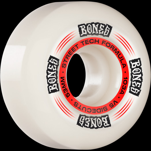 BONES WHEELS STF Skateboard Wheels Regulators 53mm V5 Sidecut 103A 4pk