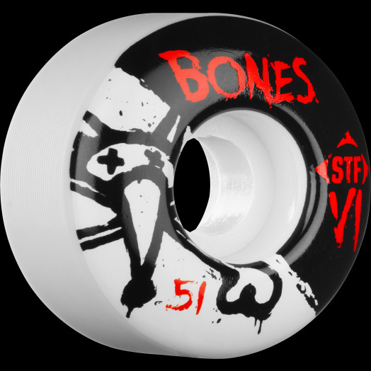 BONES WHEELS STF V1 Series 51x30 Skateboard Wheels 83B 4pk
