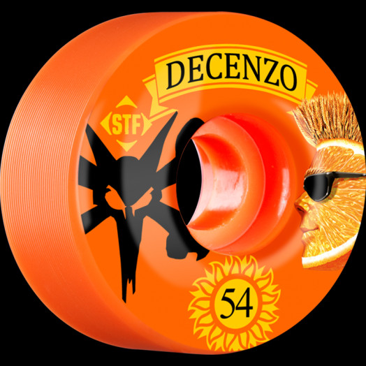 BONES WHEELS STF Pro Decenzo Shock 54mm wheels 4pk Orange