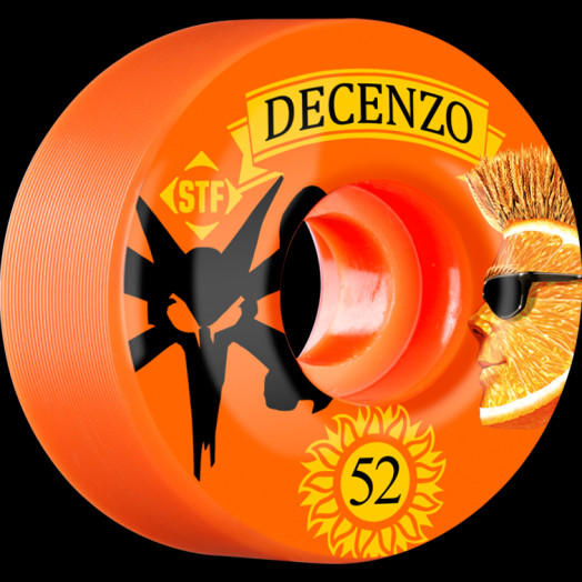 BONES WHEELS STF Pro Decenzo Shock 52mm wheels 4pk Orange