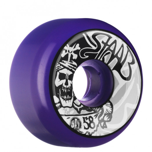 BONES WHEELS SPF Arrows Skateboard Wheels 84B 58mm 4pk White P5 Sidecut - BONES  WHEELS