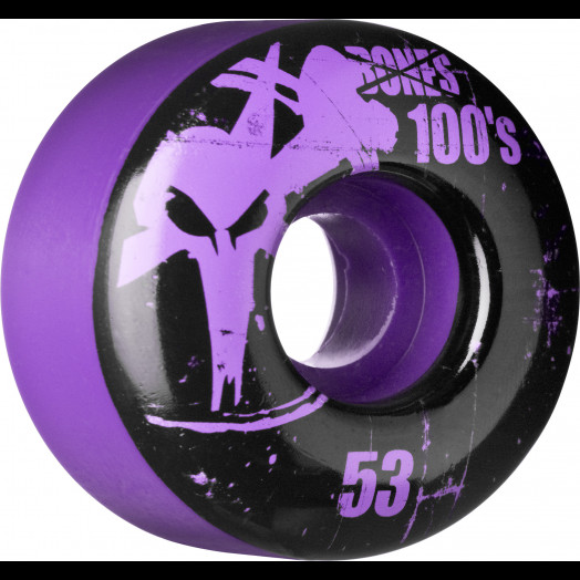 BONES WHEELS 100 Slims 53mm - Purple (4 pack)