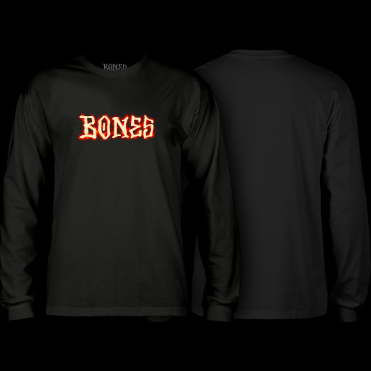 BONES WHEELS Blazer Longsleeve T-shirt Black