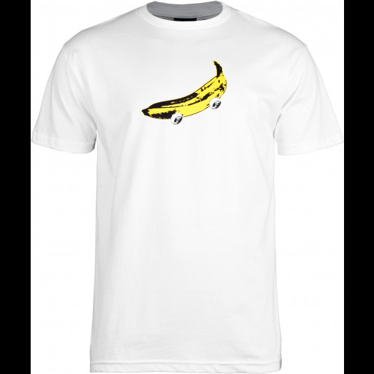 BONES WHEELS T-shirt Banana White