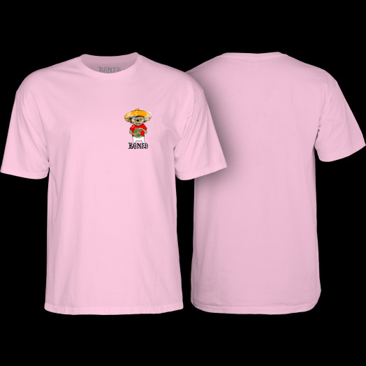 BONES WHEELS Weedy T-shirt Pink